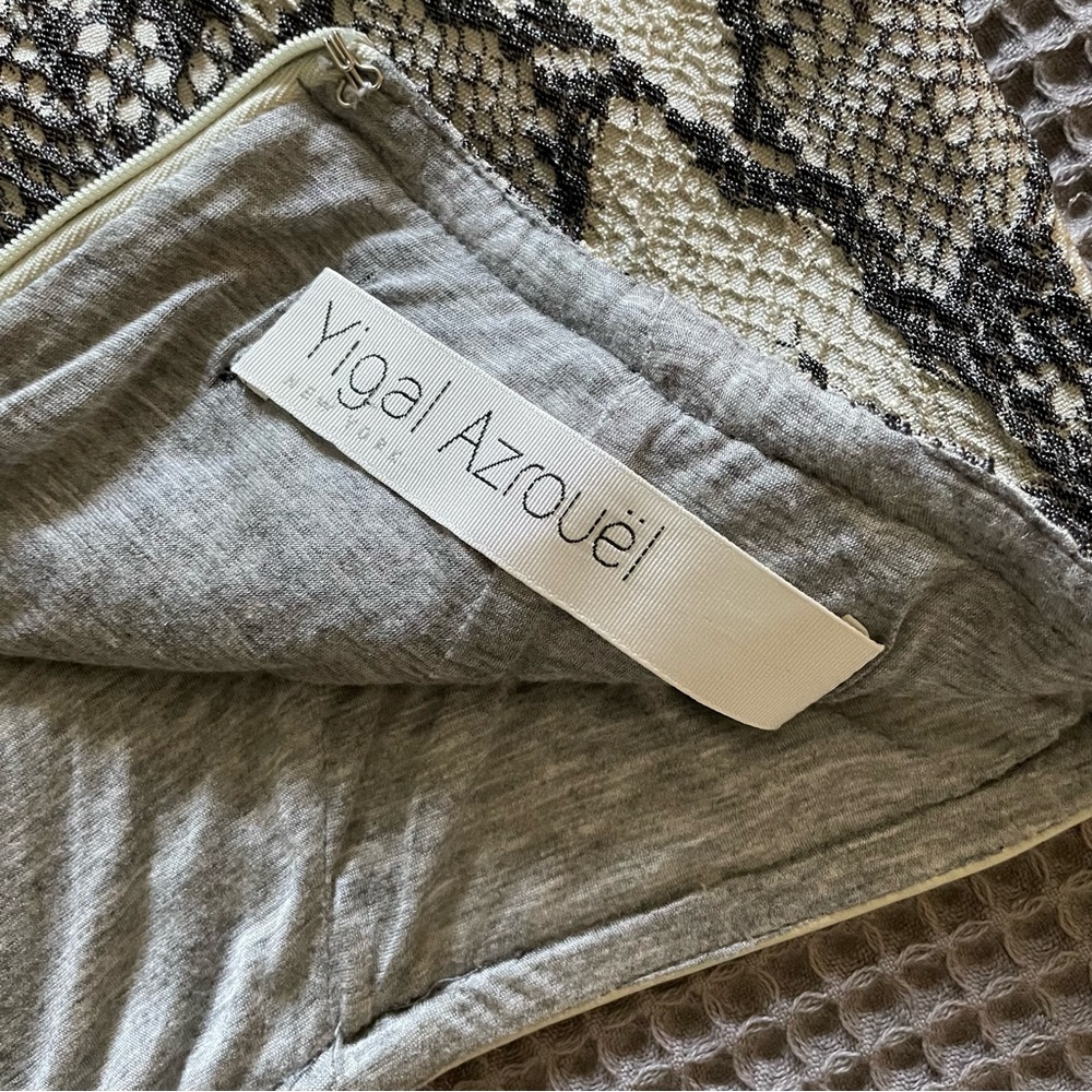 Yigal Azrouel Skirt Python Snake Print Leather - Picture 10 of 12